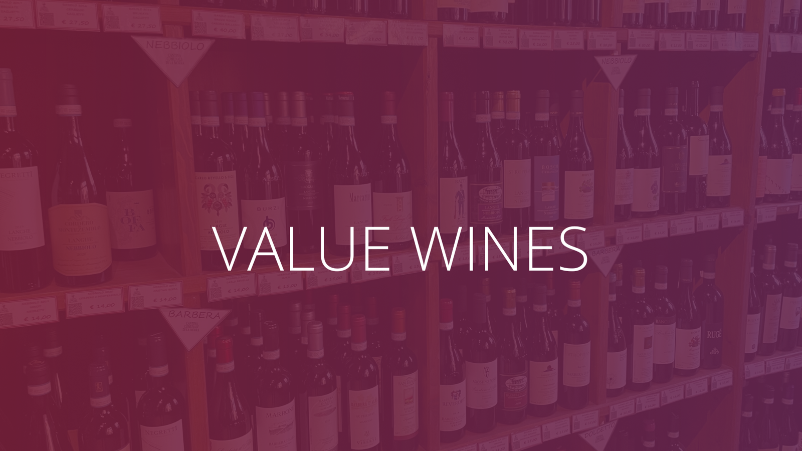 Value Wines