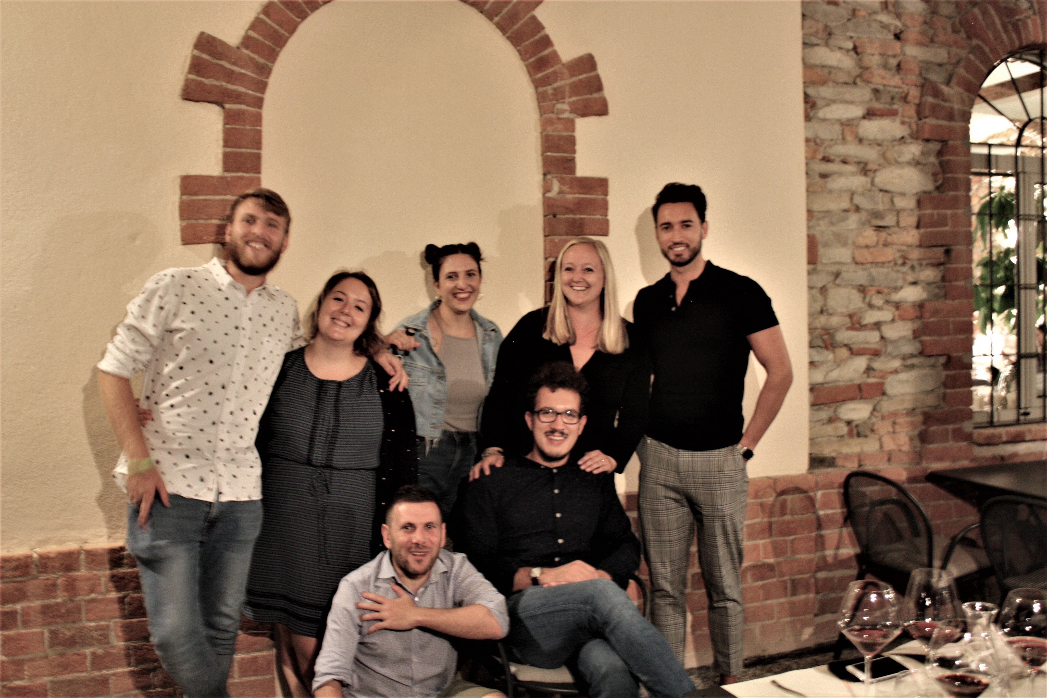 Dinner with the crew