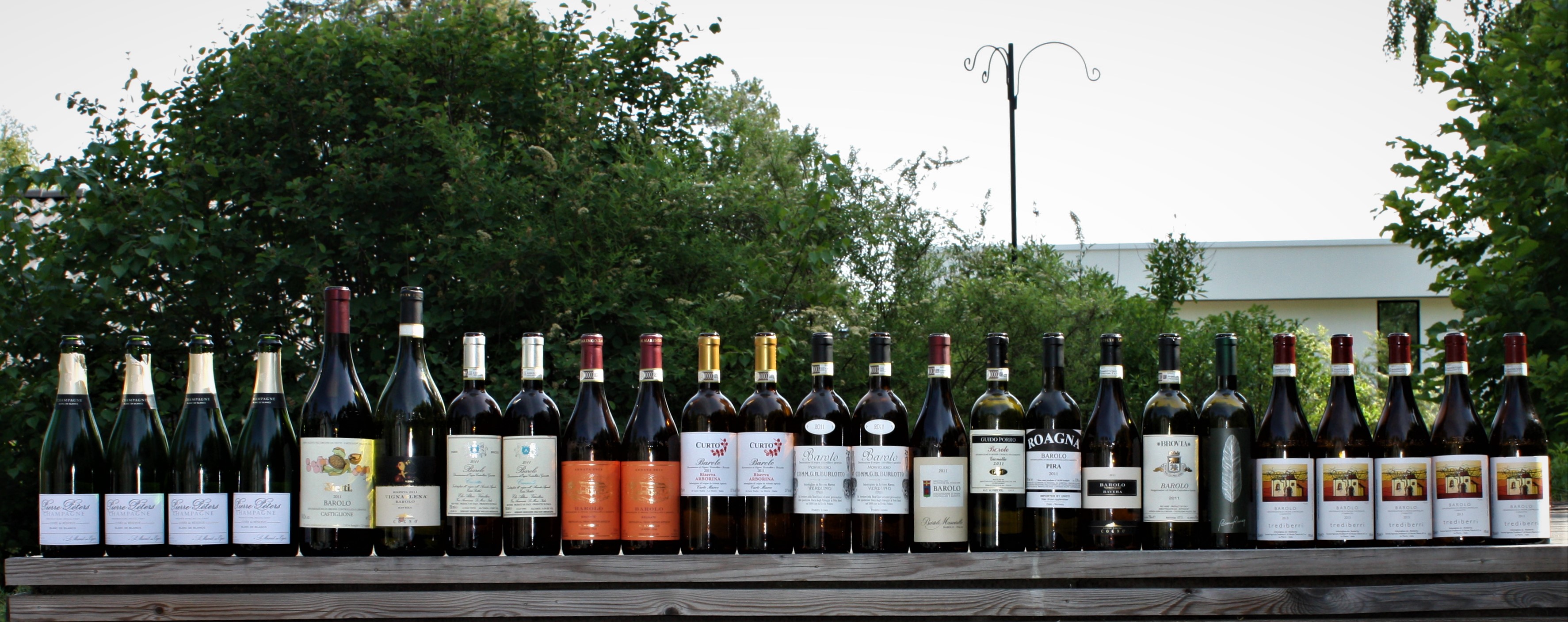 Pylsa og Barolo lineup