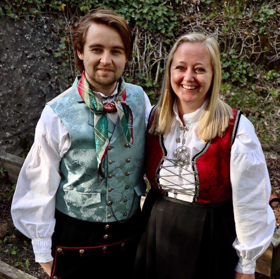 Piemontegirl in 17 mai dress