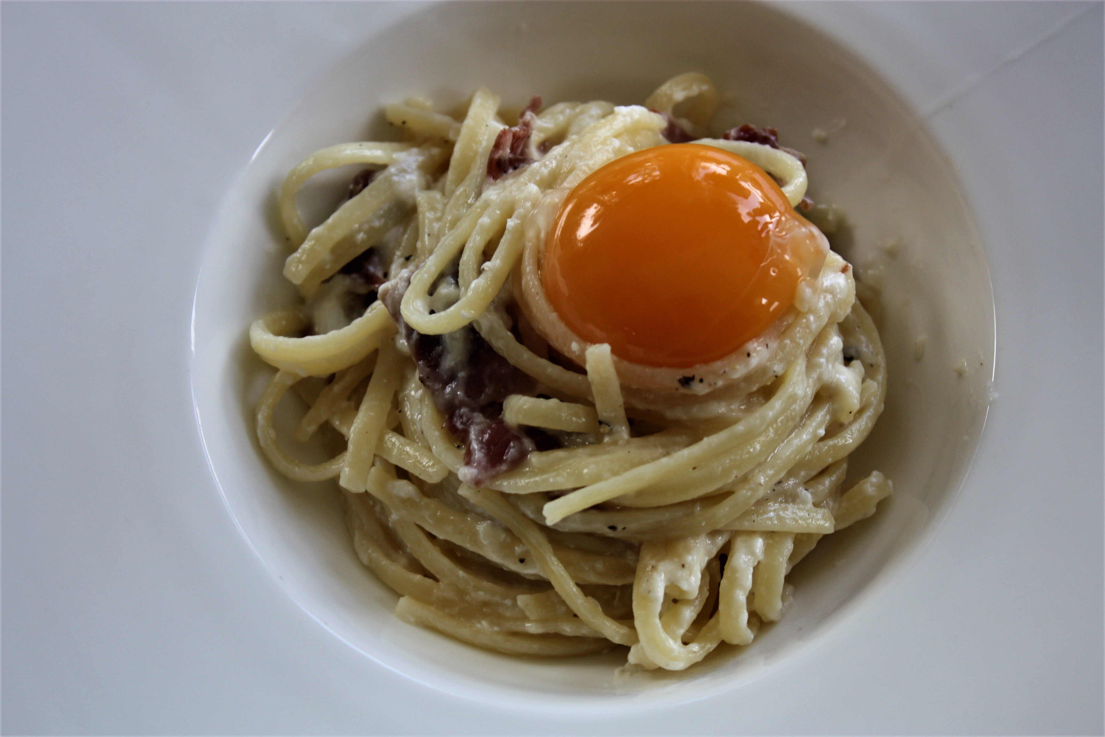 Recipe Carbonara Plate