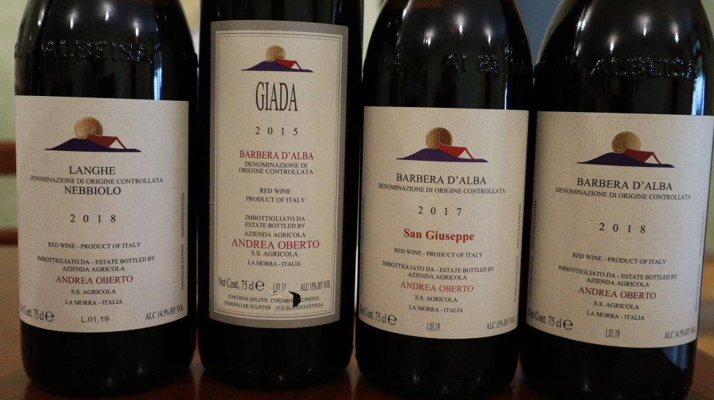 Barbera 2018 from Andrea Oberto