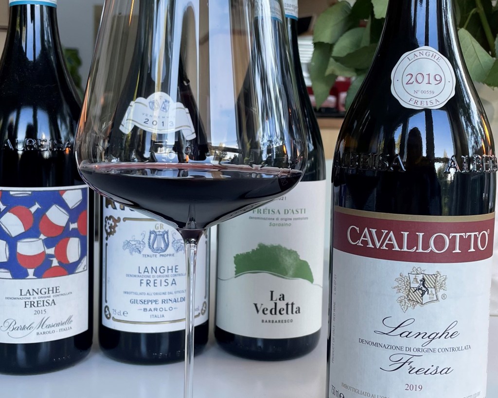 Four different Freisa 