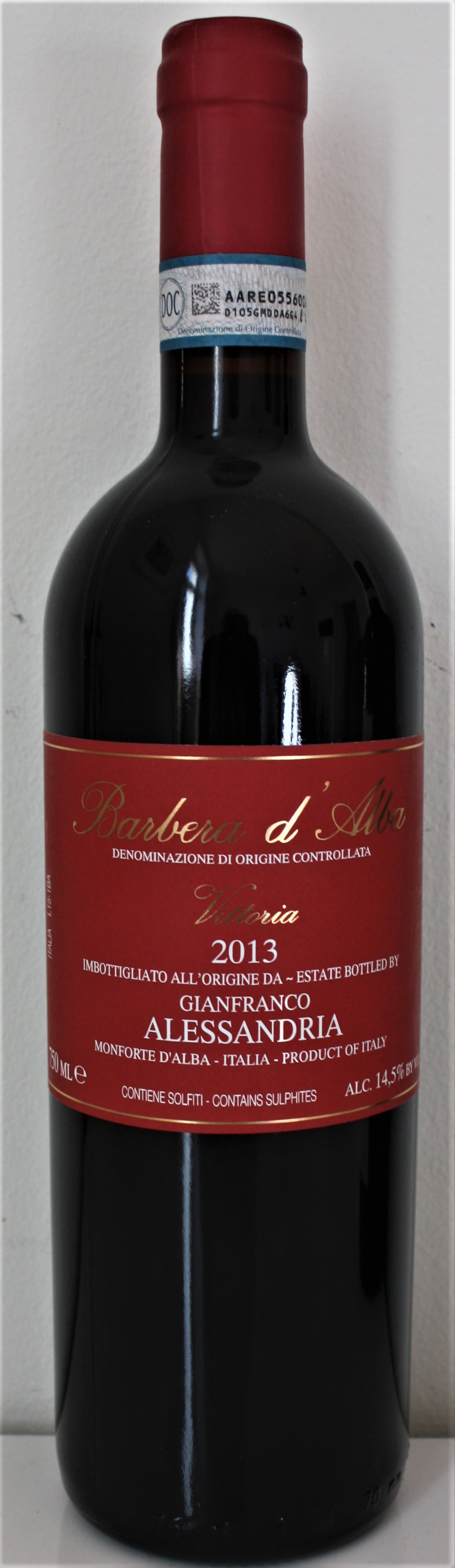 Wine of the Week Gianfranco Alessandria Vittoria