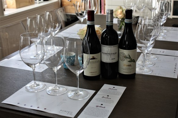 Piemontegirl tasting 2 Table