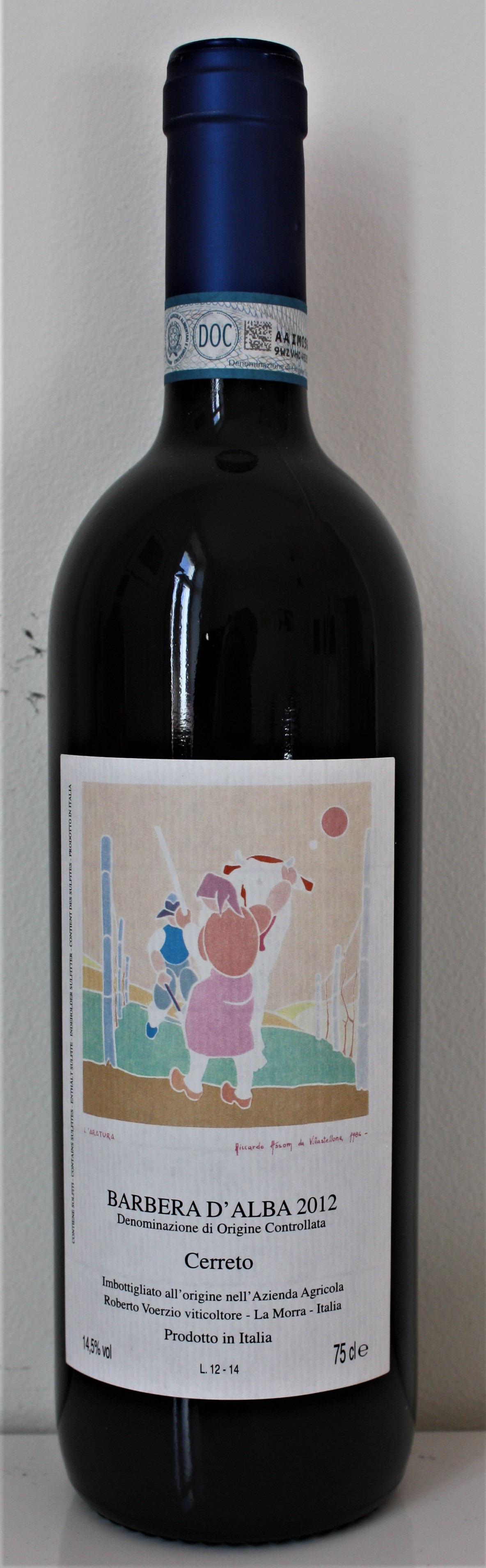 Wine of the Week Voerzio Barbera Cerreto