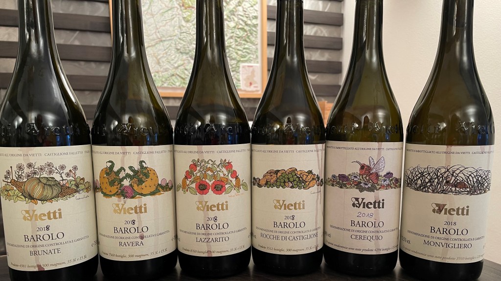 Recent release from Vietti: Barolo 2018